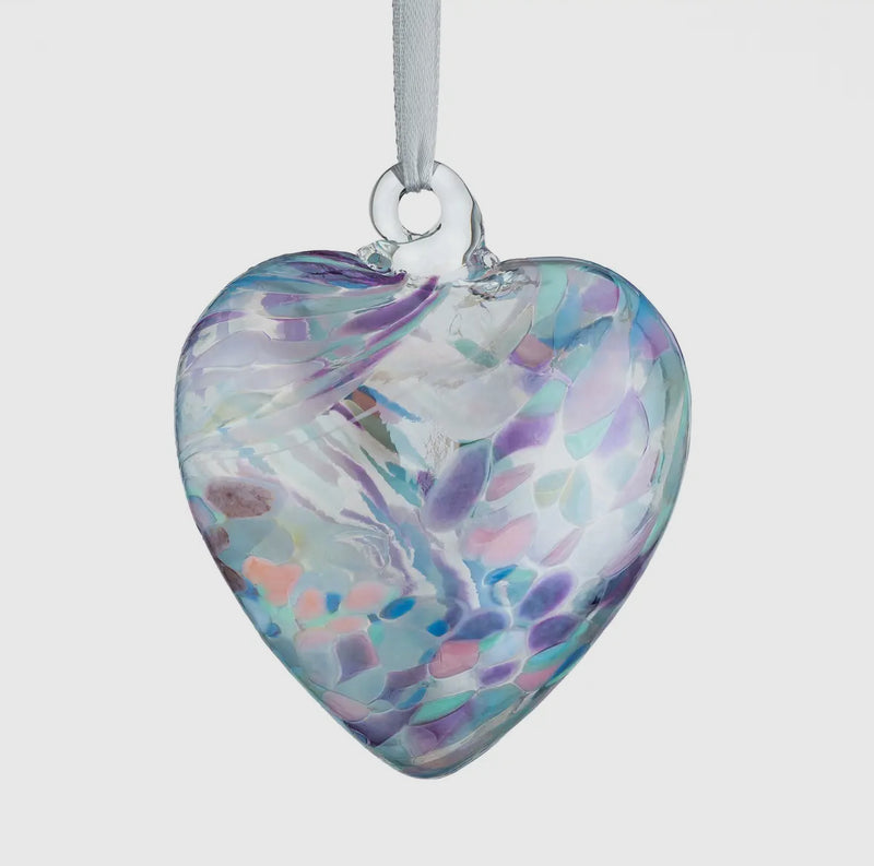 Handcrafted Blown Glass Hearts / Multiple Color Options