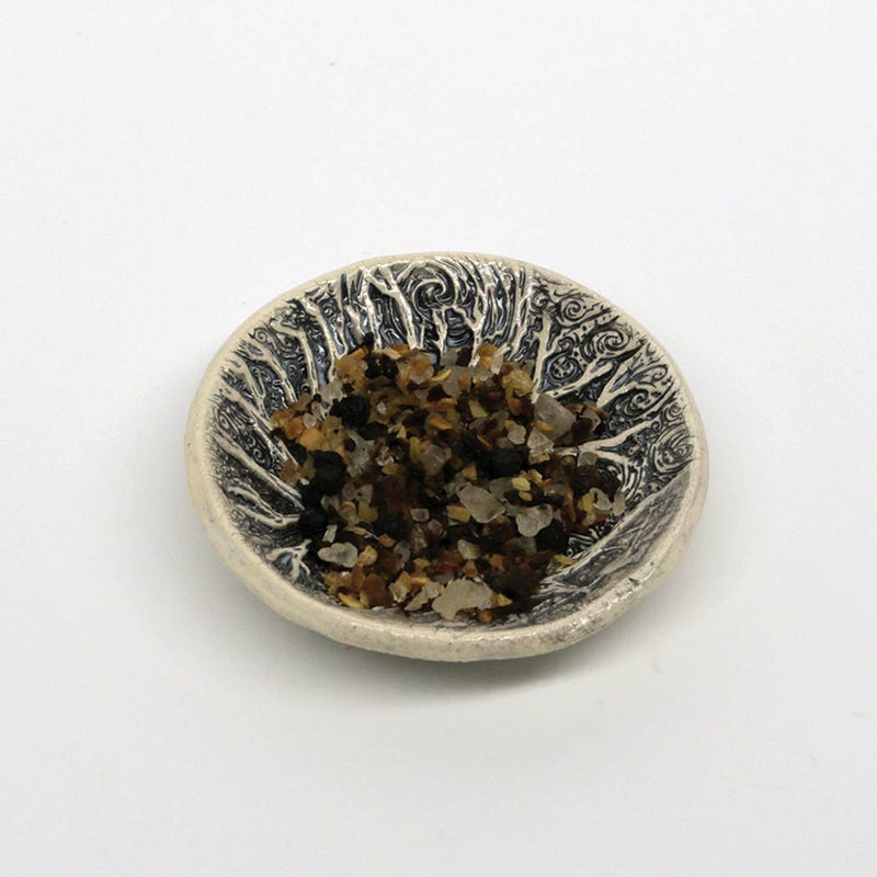 Pottery Dish - Tree Moon