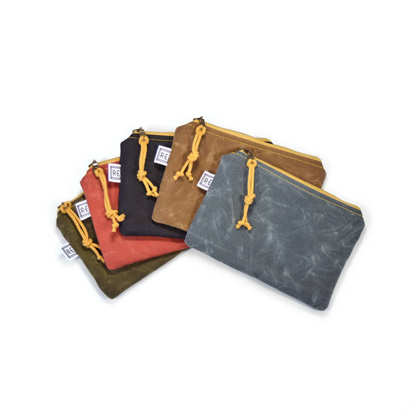 Mini Pouch Assortment - Waxed Canvas Mix