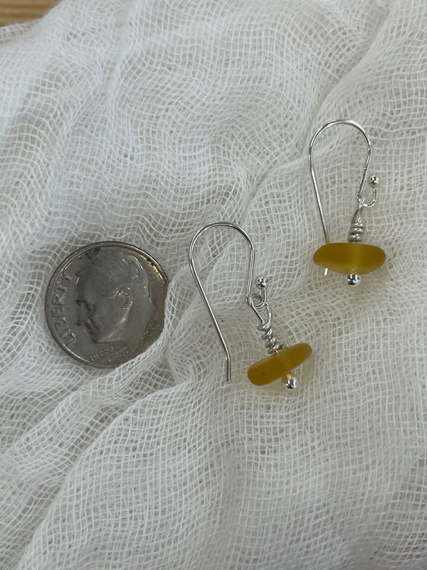 Sea Glass Earrings (England's North Sea)