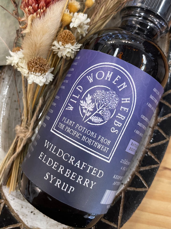 Wildcrafted Elderberry Syrup