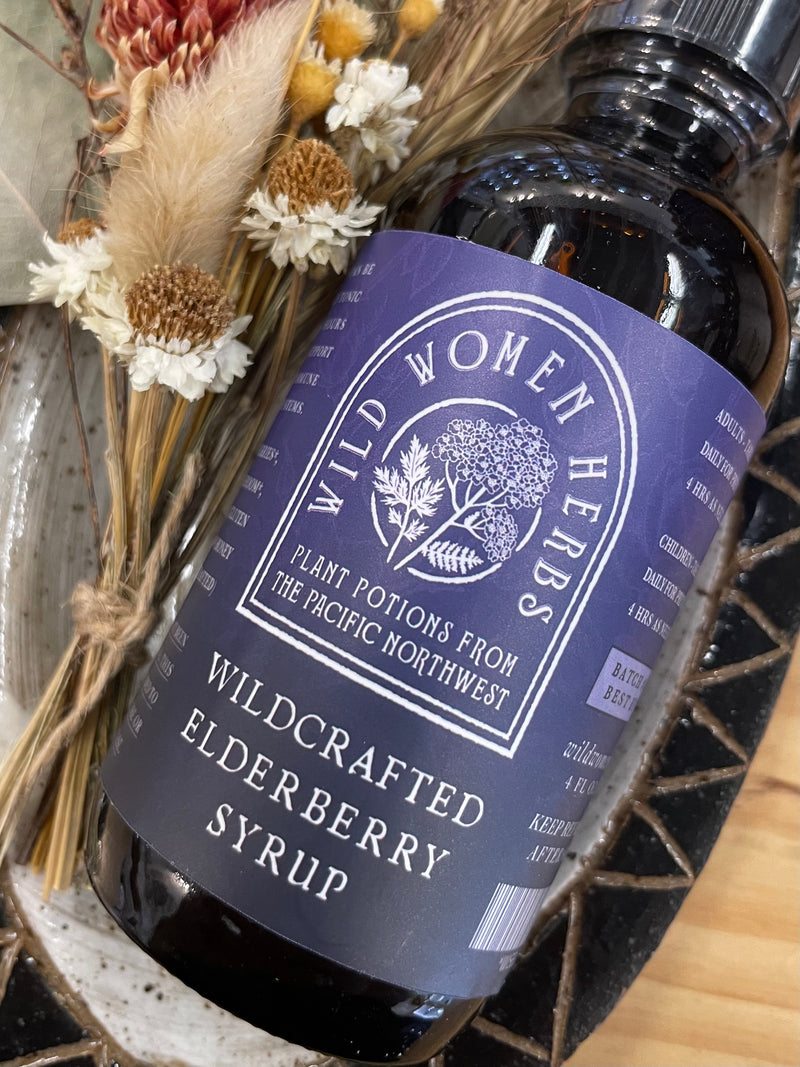 Wildcrafted Elderberry Syrup