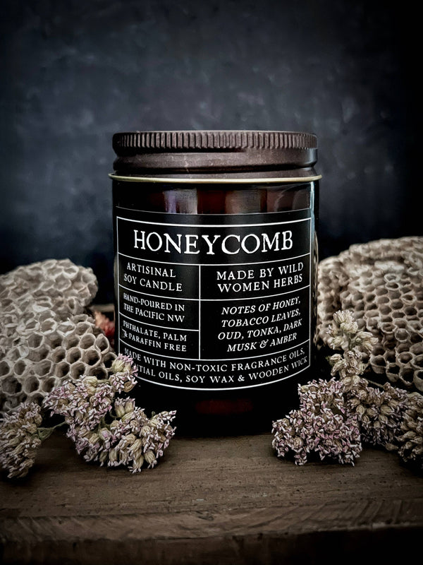 Honeycomb - Wood Wick Soy Candle