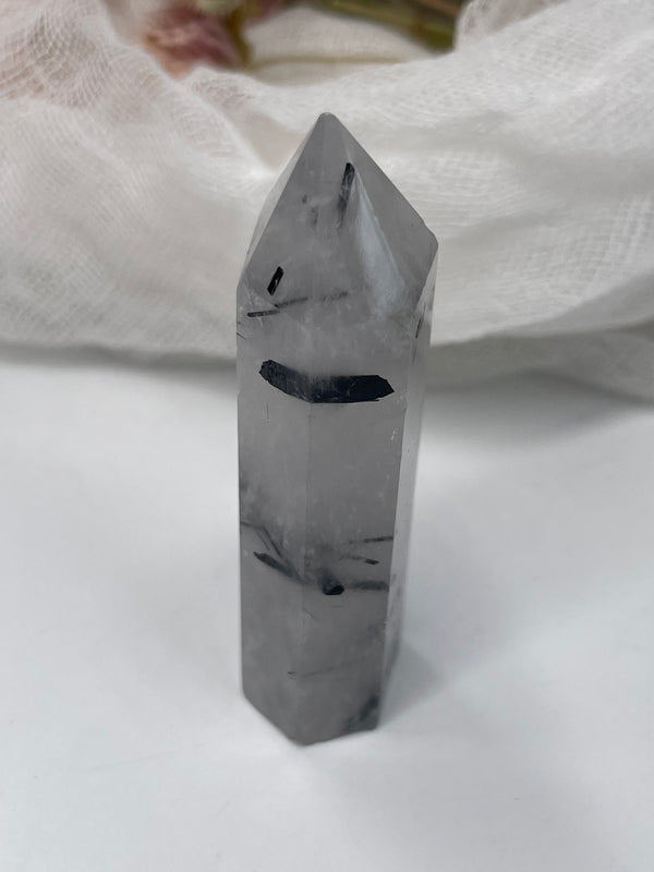 Tourmalinated Quartz Mini Tower