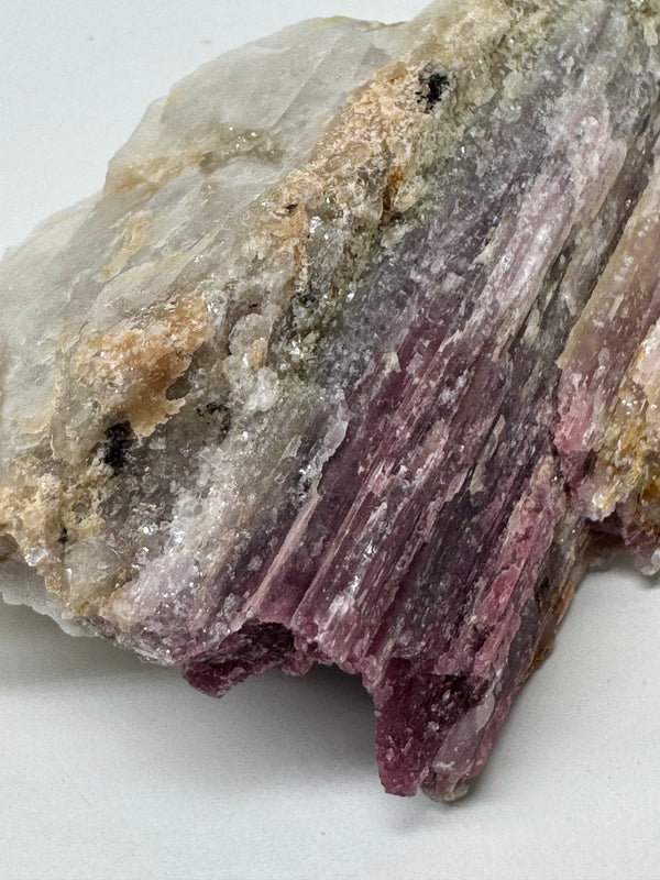 Raw Rubellite, Quartz & Lepidolite Specimen