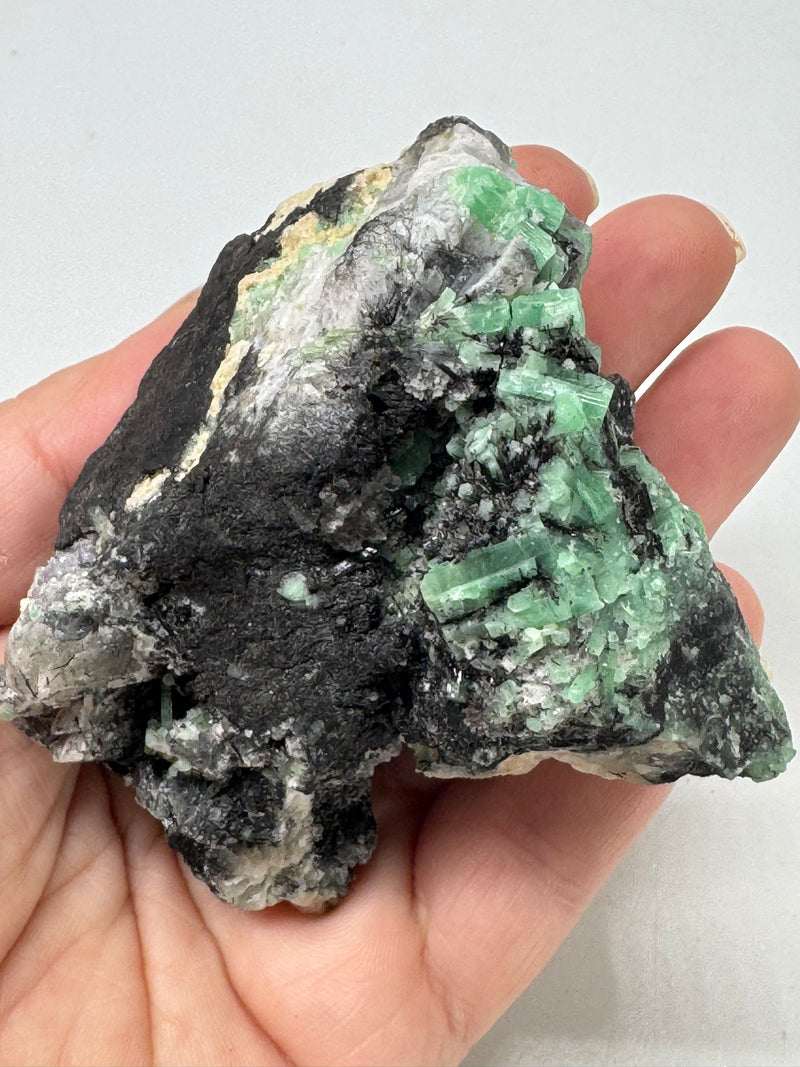 Raw Emerald in Matrix