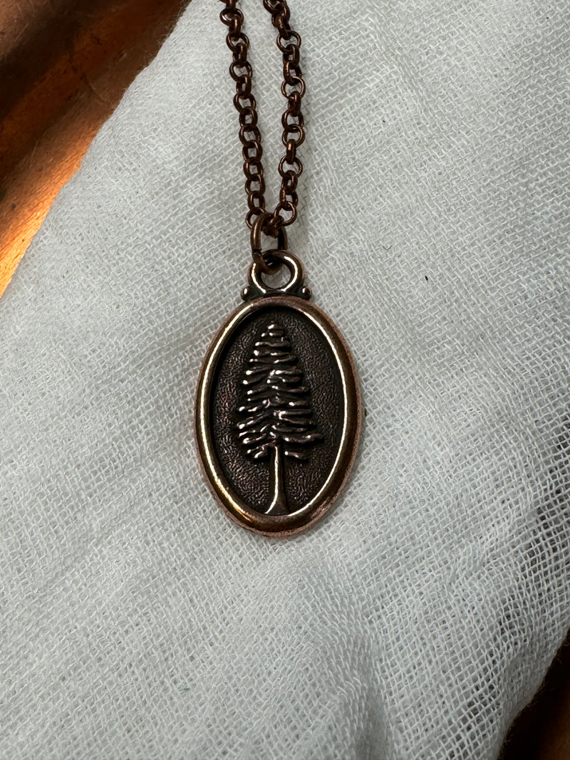 Not All Those Who Wander Are Lost Necklace - Copper Chain