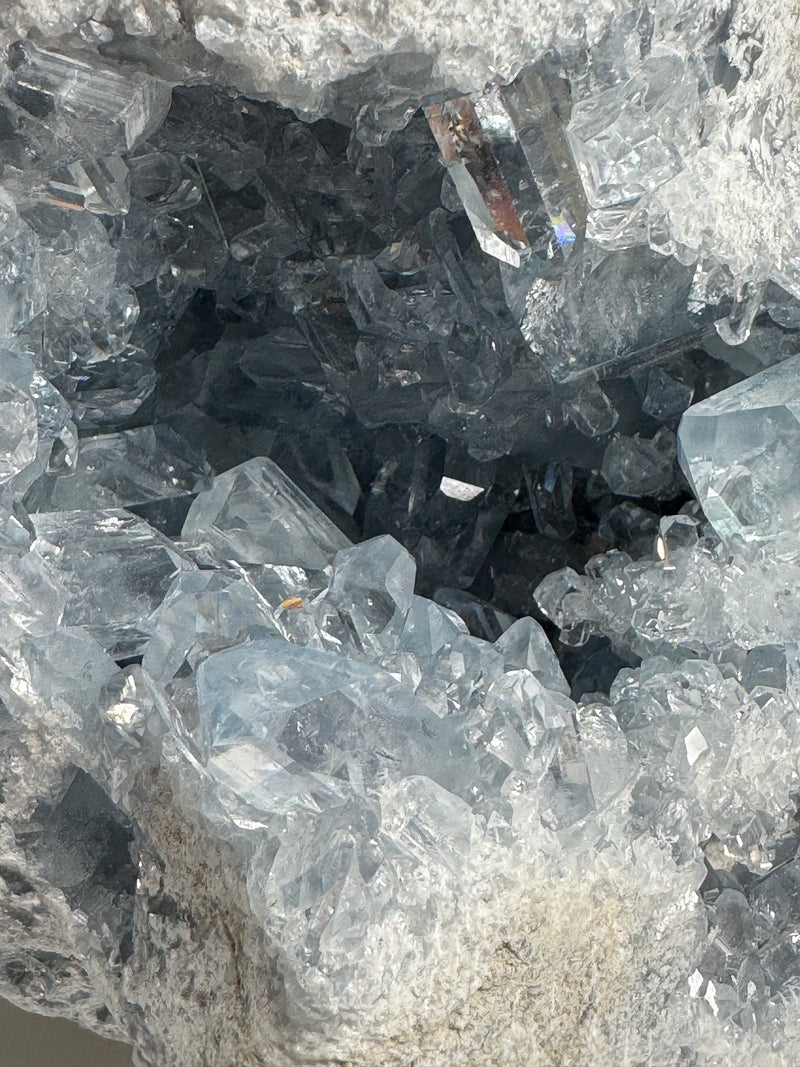 Celestite Geode - Statement Piece
