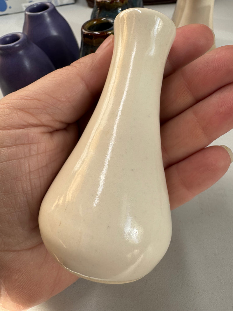 Ceramic Bud Vases/Mini Bottles /Multiple Color Options