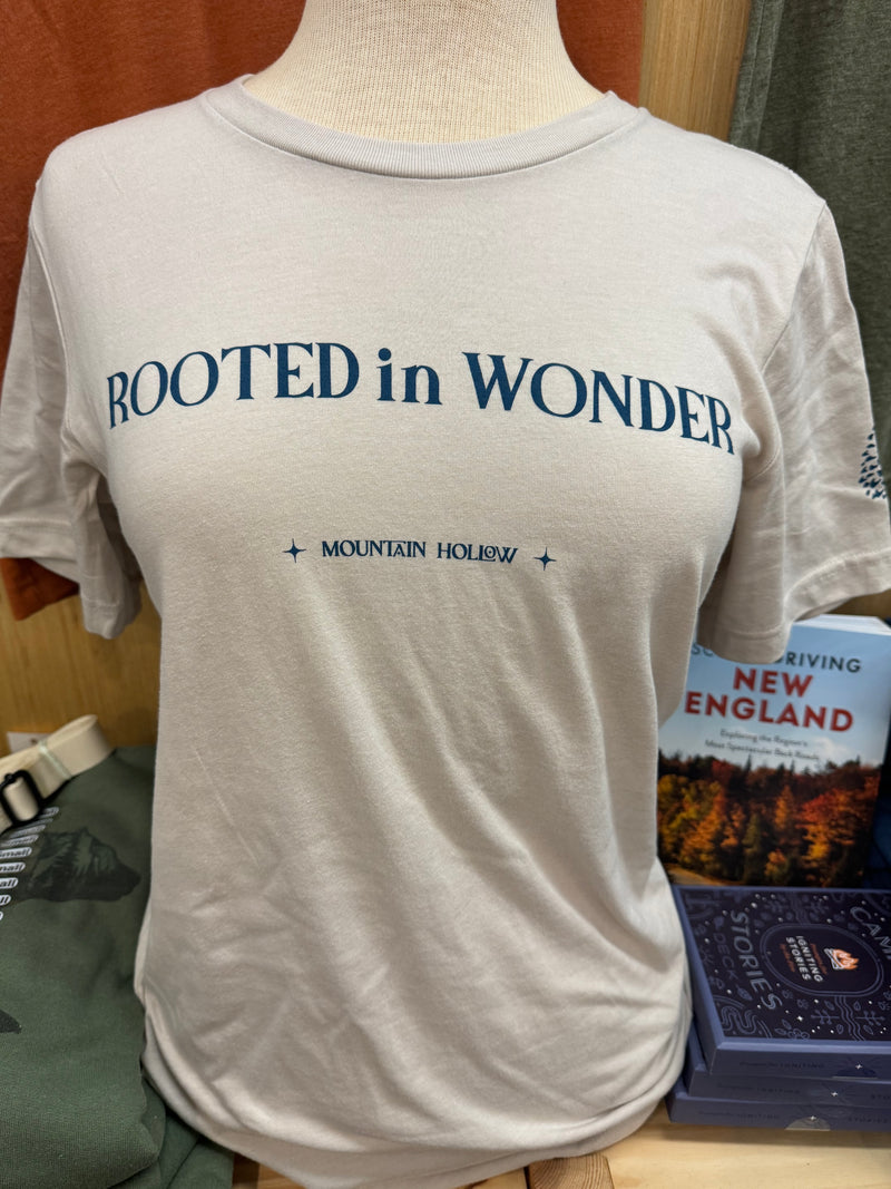 Rooted in Wonder Tee - Heather Dust