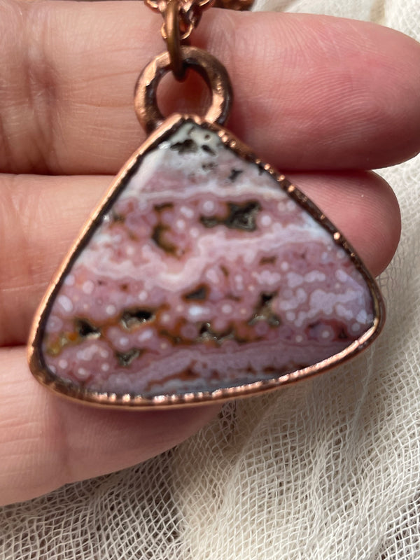 Ocean Jasper Necklace // Copper Chain (B)