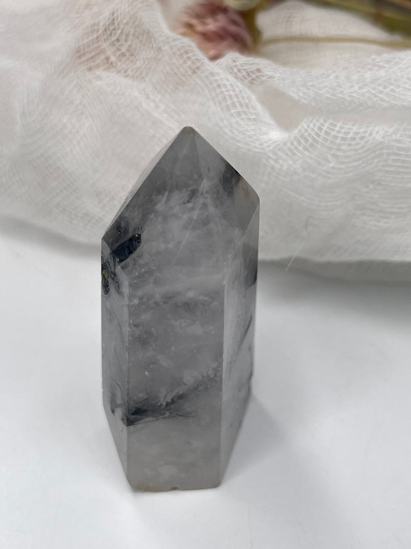 Tourmalinated Quartz Mini Tower