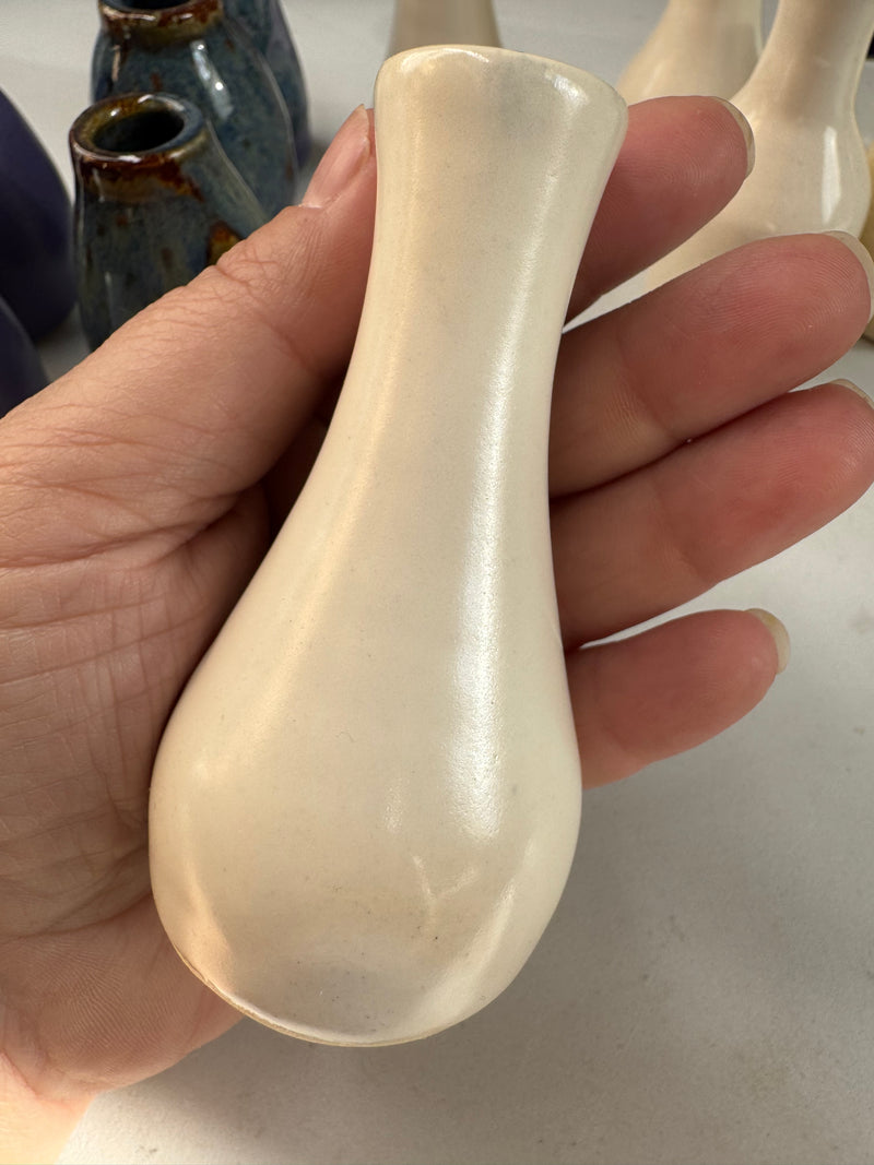 Ceramic Bud Vases/Mini Bottles /Multiple Color Options