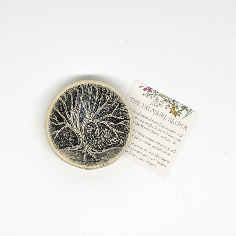 Pottery Dish - Tree Moon