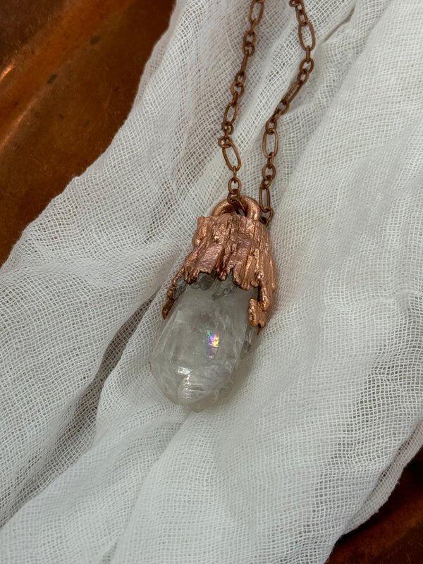 Quartz Candelabrum Necklace