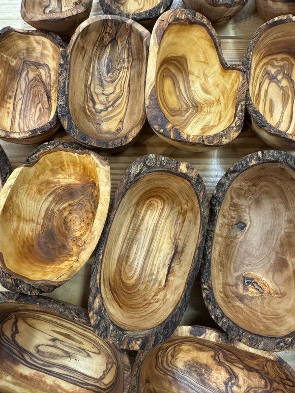 Rustic Olive Wood Bowl