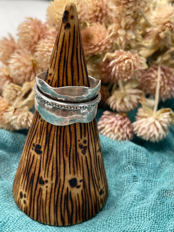 Hill Tribe Fine Silver Ring - Middle Path