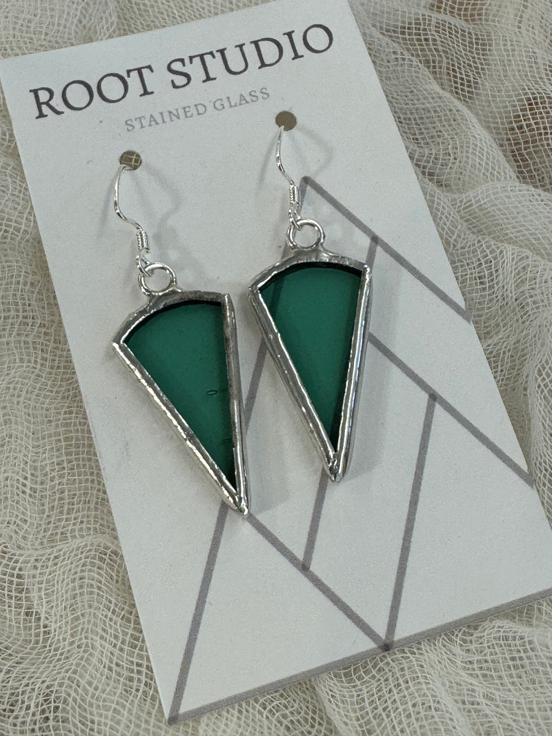 Hand Crafted Stained Glass Earrings