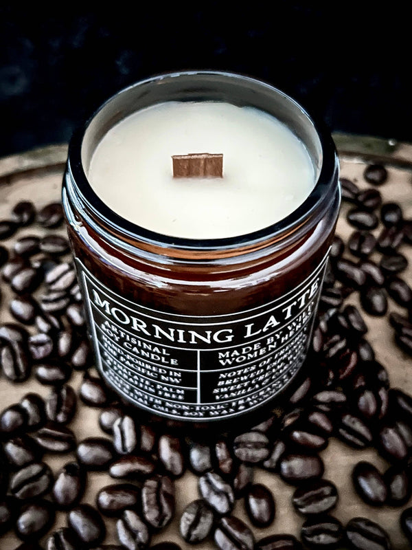 Morning Latte - Wood Wick Soy Candle