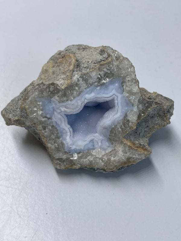 Natural Blue Lace Agate/Blue Chalcedony Specimen