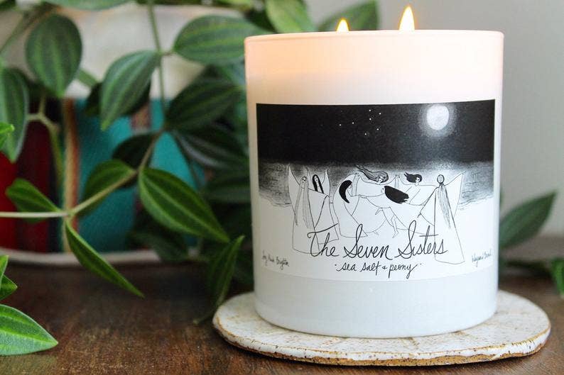 Soy Candle // The Seven Sisters // Sea Salt & Peony // 8oz