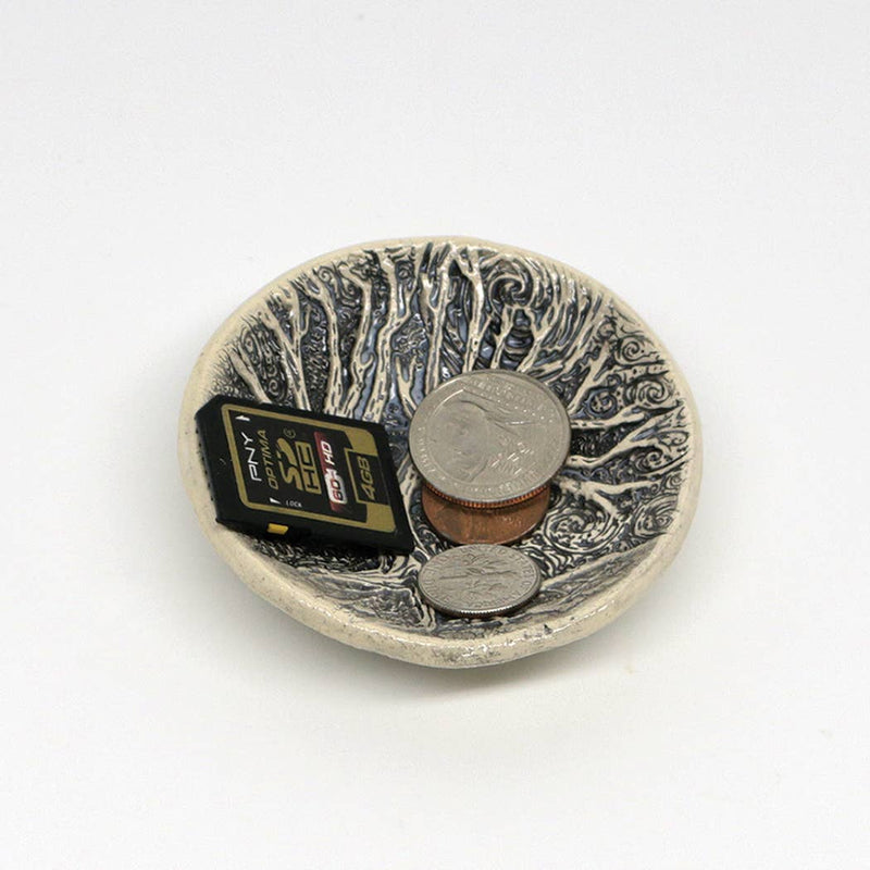 Pottery Dish - Tree Moon