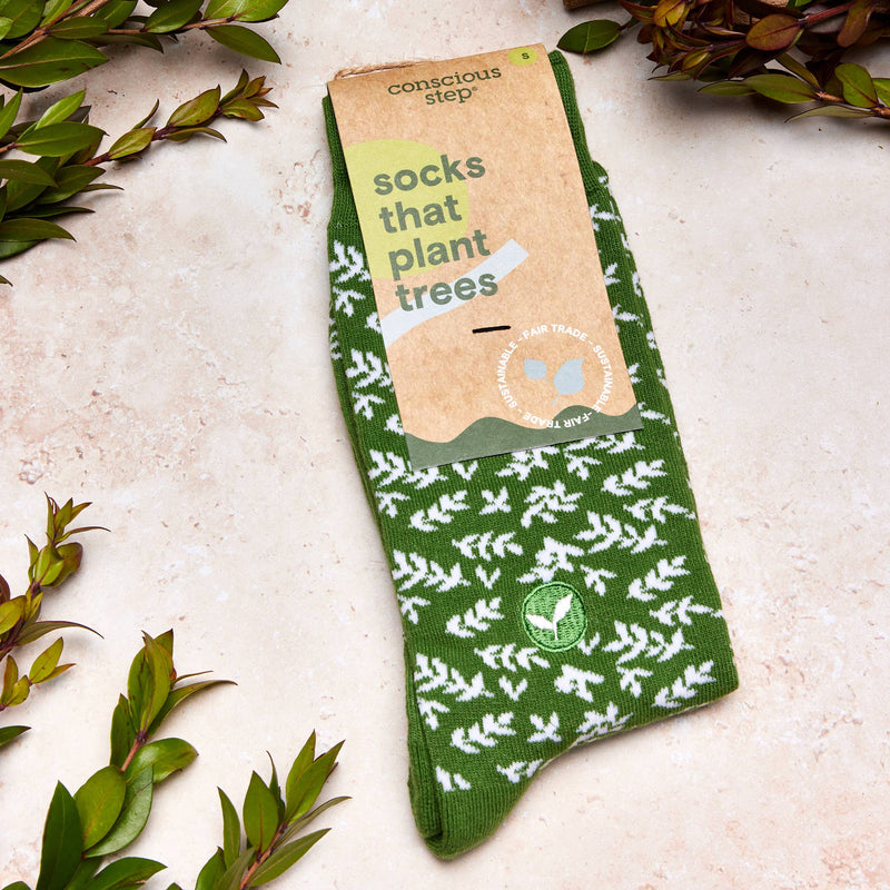 Socks that Plant Trees - Green Branches