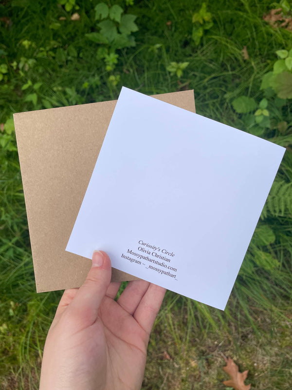 Curiosity’s Circle Blank Card