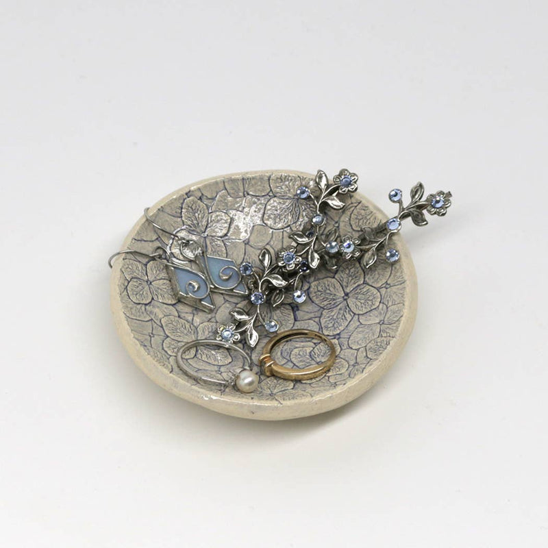 Pottery Dish - Hydrangea