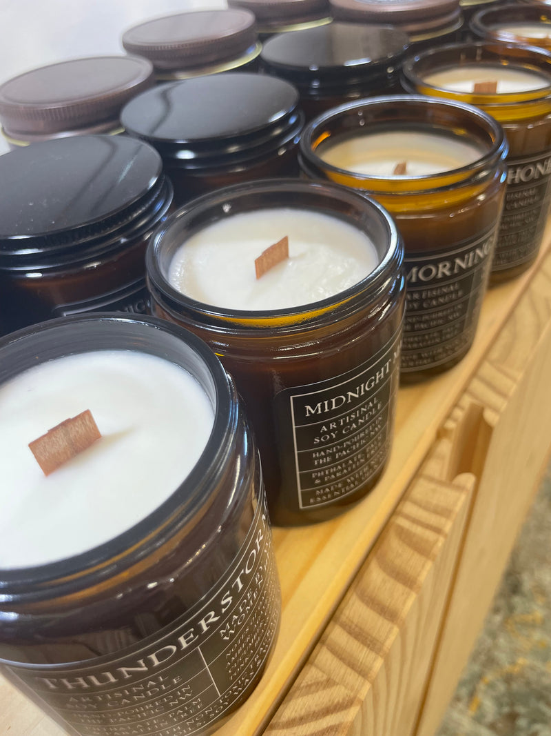 Wood Wick Soy Candles by Wild Women Herbs/Clean