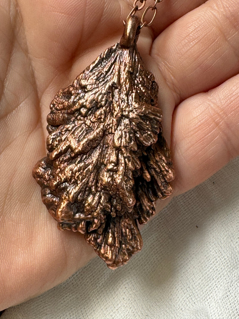 Black Kyanite Necklace / Copper Chain