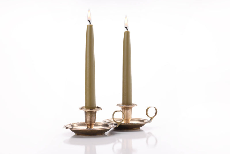 1 PAIR REAL BAYBERRY TAPER CANDLES