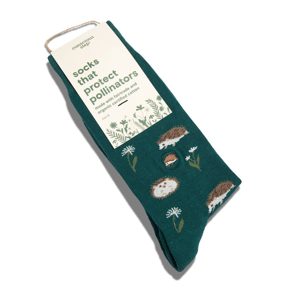 Socks that Protect Pollinators - Hedgehogs