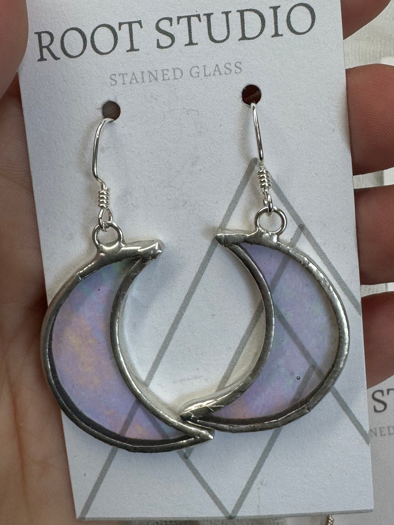 Hand Crafted Stained Glass Earrings