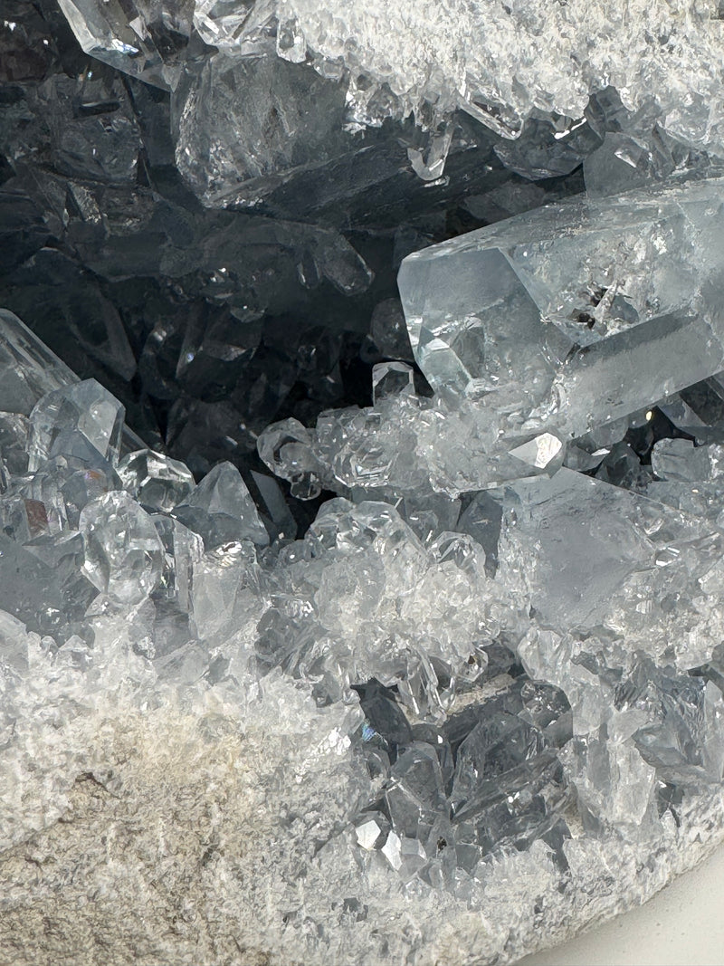 Celestite Geode - Statement Piece