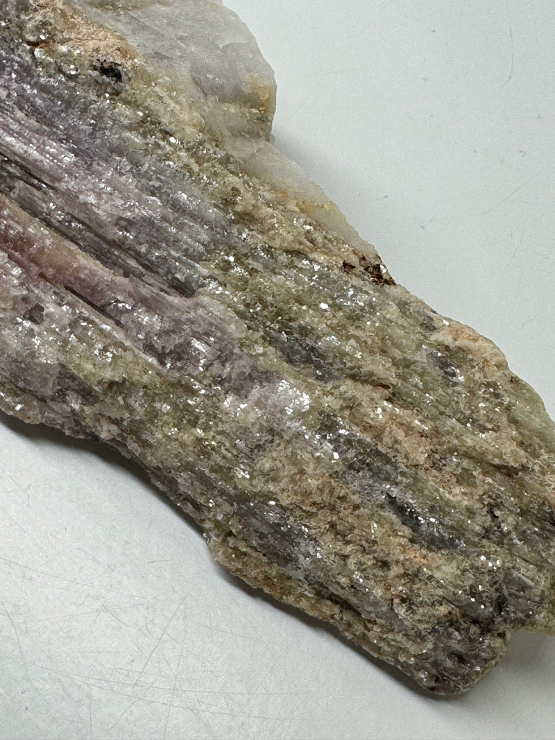 Raw Rubellite, Quartz & Lepidolite Specimen