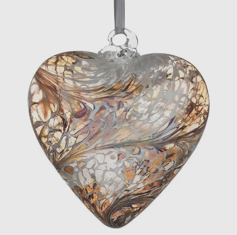 Handcrafted Blown Glass Hearts / Multiple Color Options