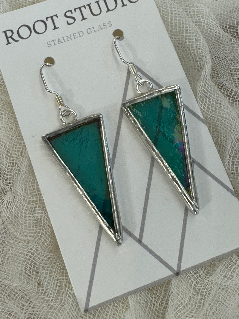 Hand Crafted Stained Glass Earrings
