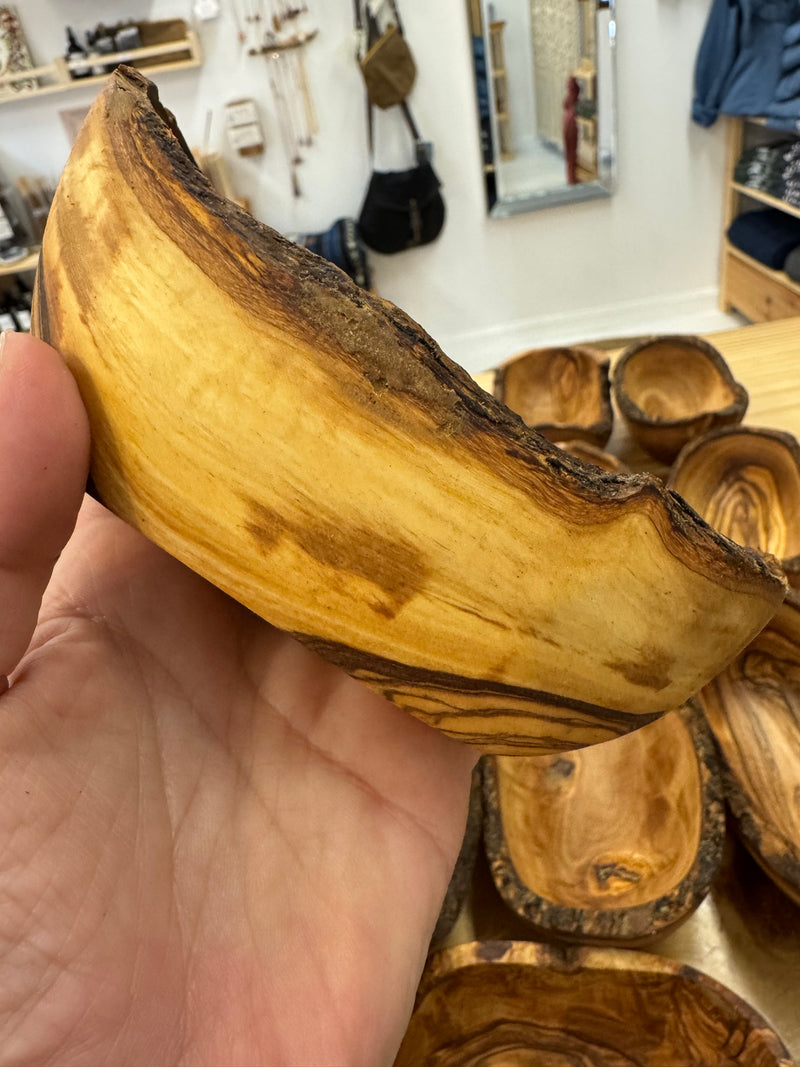 Rustic Olive Wood Bowl