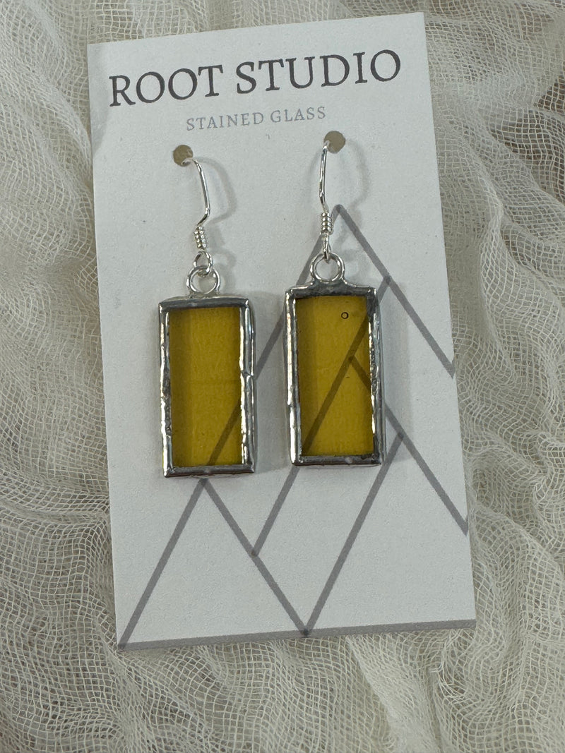 Hand Crafted Stained Glass Earrings