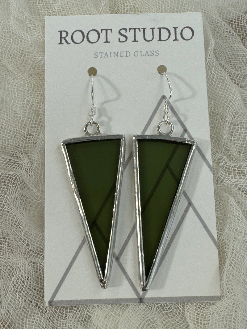 Hand Crafted Stained Glass Earrings