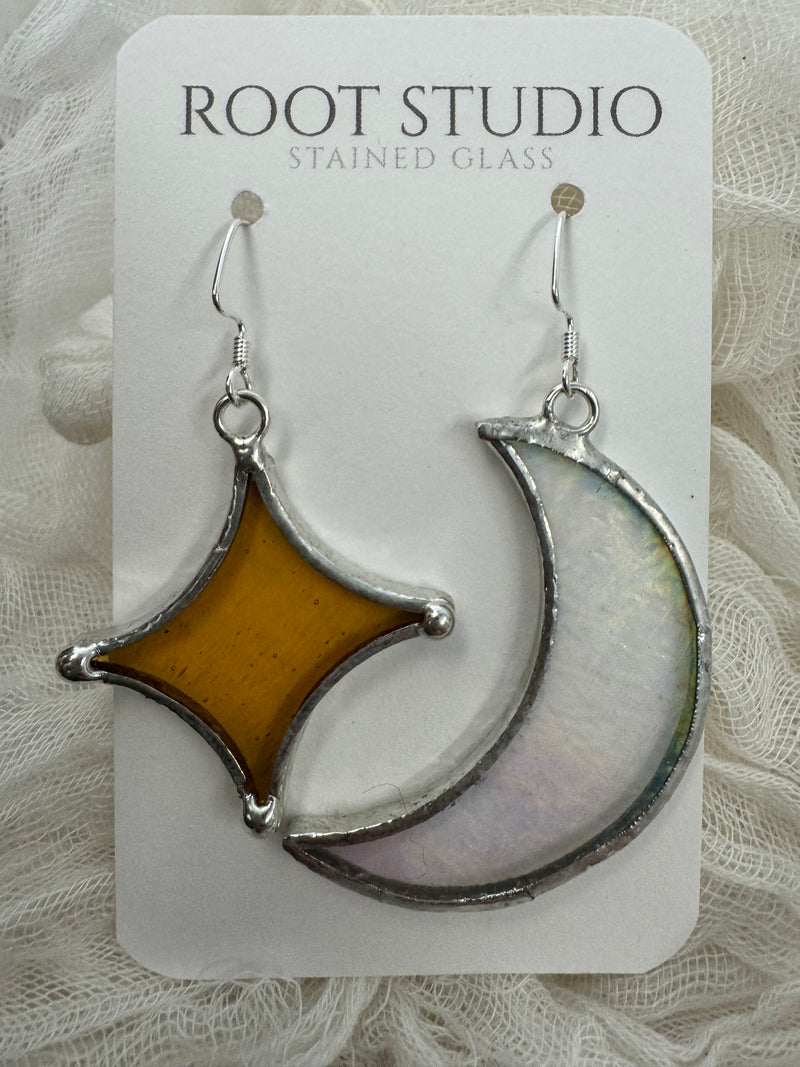 Stained Glass Earrings - Root Studio
