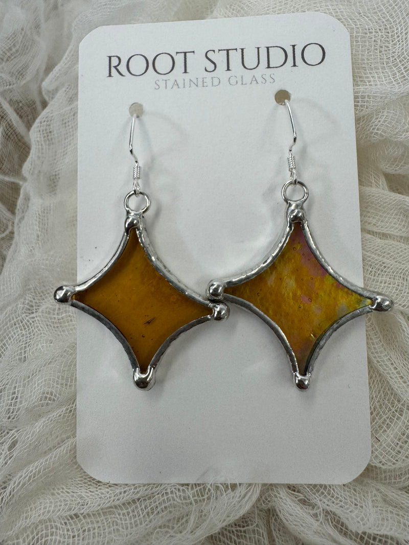 Stained Glass Earrings - Root Studio