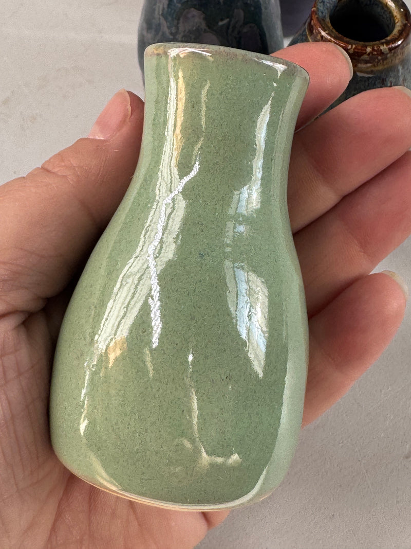 Ceramic Bud Vases/Mini Bottles /Multiple Color Options