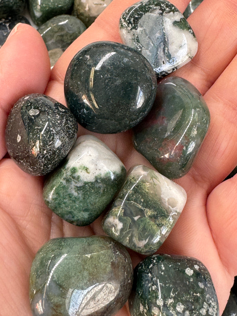 Moss Agate (Tumbled)