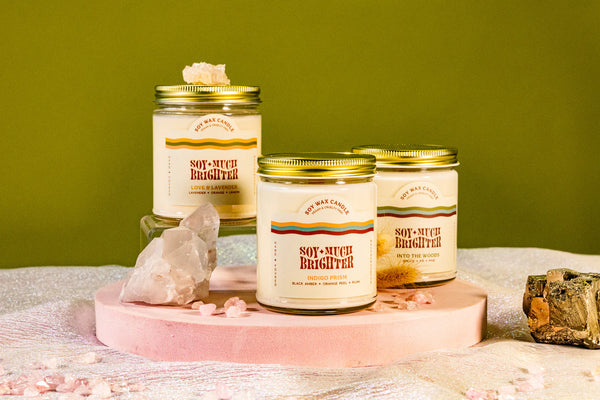 Soy Candles // Wood Wick // Soy Much Brighter Candle Co.