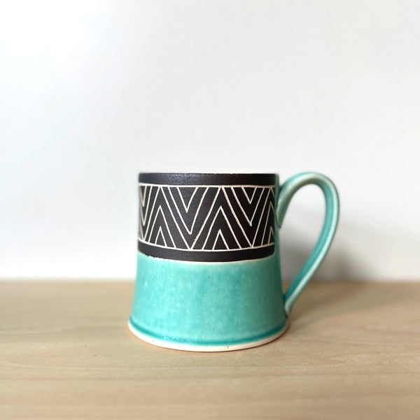 ‘Triangle Weave'  Mug / Jessica Wertz Ceramics
