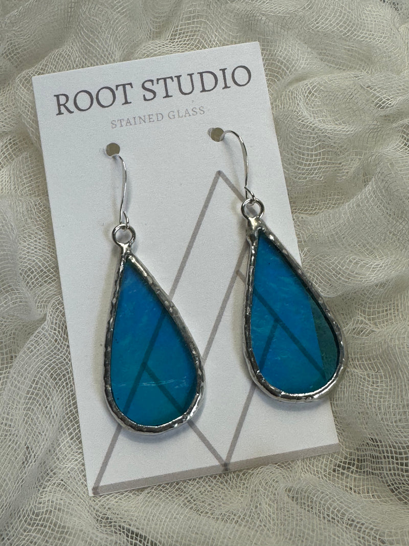 Hand Crafted Stained Glass Earrings