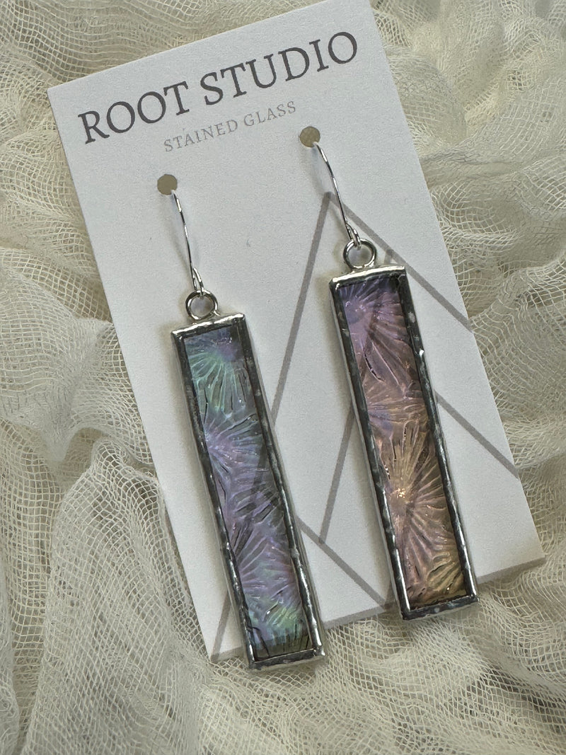 Hand Crafted Stained Glass Earrings