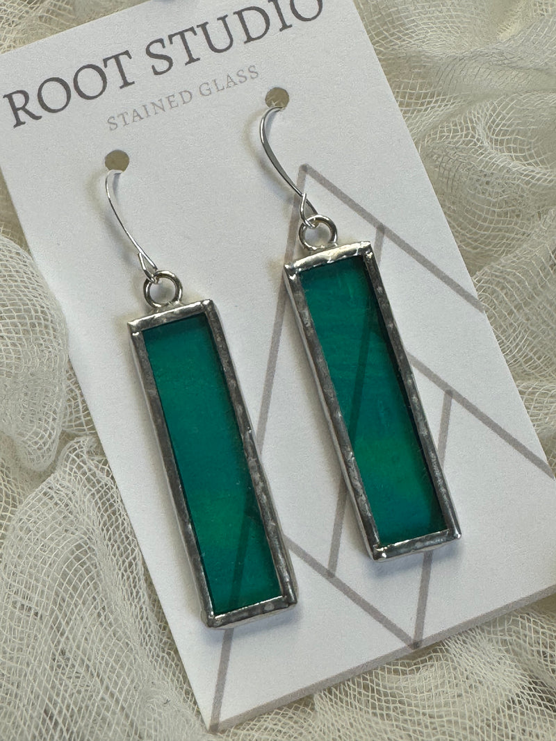 Hand Crafted Stained Glass Earrings